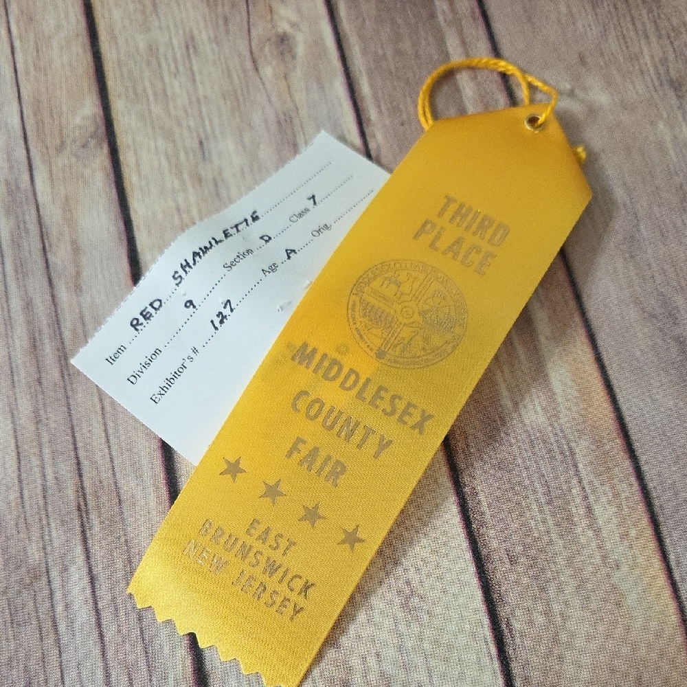 Red Shawlette / Scarf Handmade New Winner At Fair - Picture 4 of 8